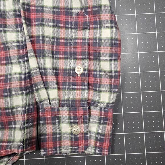 Polo Ralph Lauren Shirt Boys Medium Plaid Button Up Preppy Academia Classic - Picture 2 of 11
